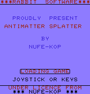 Antimatter Splatter